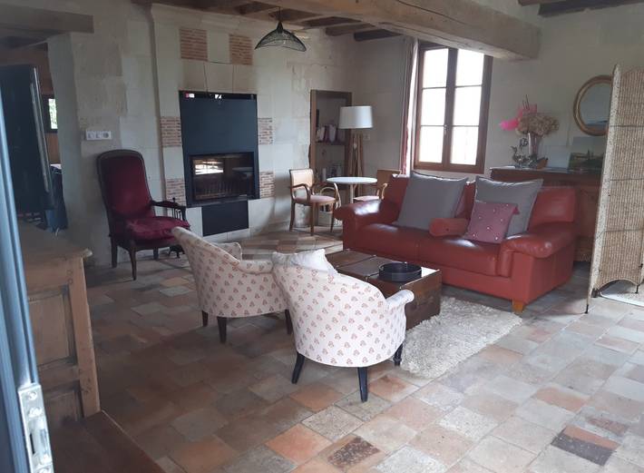 Chambre d’hôte pour 2 personnes, avec jardin à Bréhémont