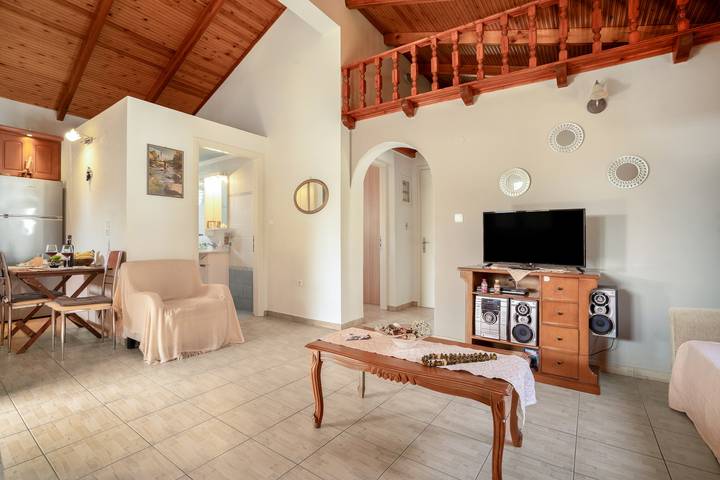 Ferienhaus für 5 Personen, mit Balkon und Garten