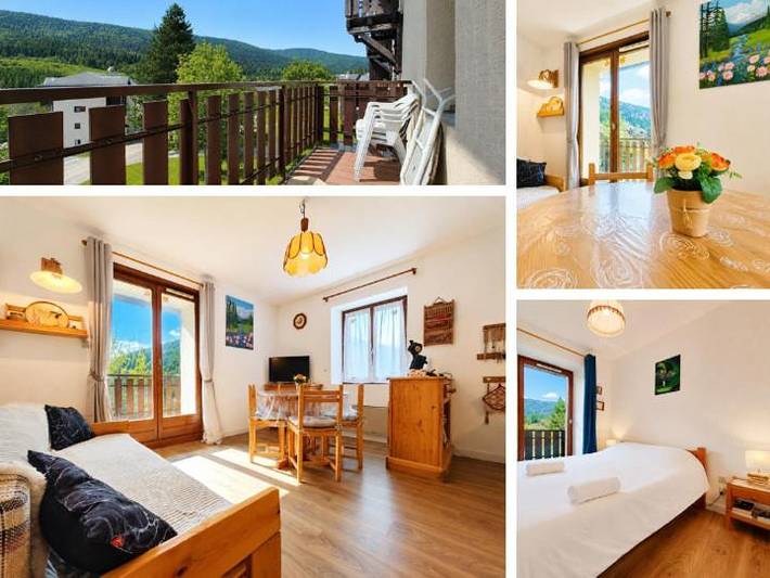 Maison de vacances pour 4 personnes, avec vue et terrasse