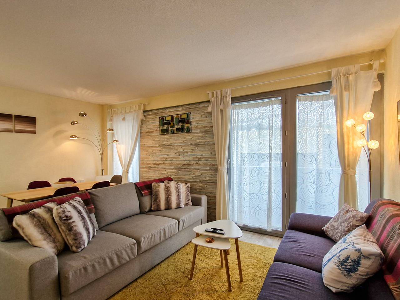 Appartement entier, Appartement rénové avec terrasse au centre, 6 pers., vue pistes in Flaine, Arâches-la-Frasse