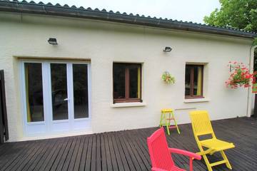 Gîte pour 6 personnes, avec jardin et balcon à Cercoux