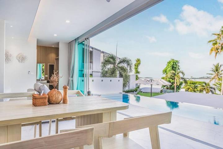 Hôtel pour 2 personnes, avec piscine ainsi que vue et jardin dans Koh Samui