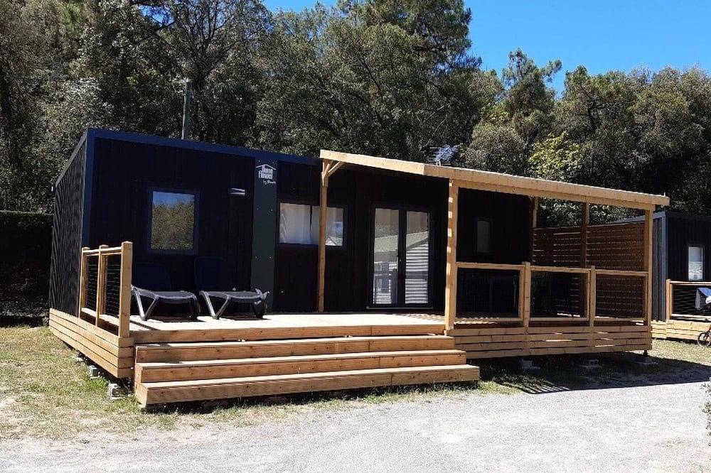 Zecamping 3* animé parc aquatique mobil-home Tv Lv clim 35m2 in Saint-Maime, Regionaler Naturpark Luberon