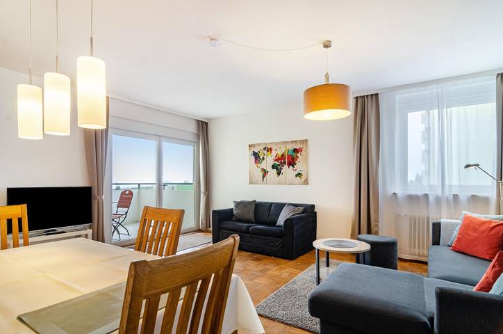 Ferienwohnung für 3 Personen, mit Balkon/Terrasse und Balkon sowie Terrasse und Seeblick in Obersee (Bodensee) - 2