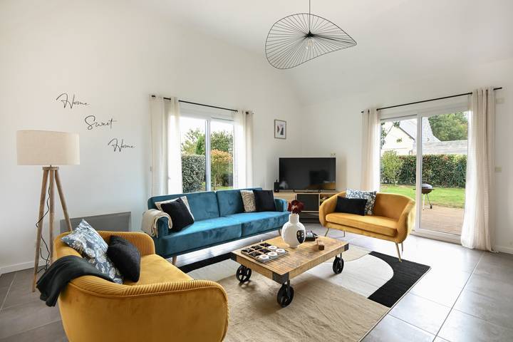 Maison de vacances pour 10 personnes, avec Terrasse et Jardin
