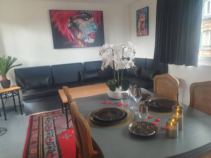 Hôtel pour 6 personnes, avec jardin ainsi que sauna et piscine, animaux acceptés à Pont-l'Évêque - 4