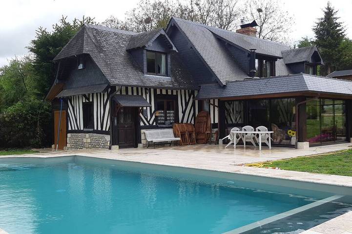 Location de vacances pour 10 personnes, avec jardin et balcon, animaux acceptés à Saint-Hymer - 4