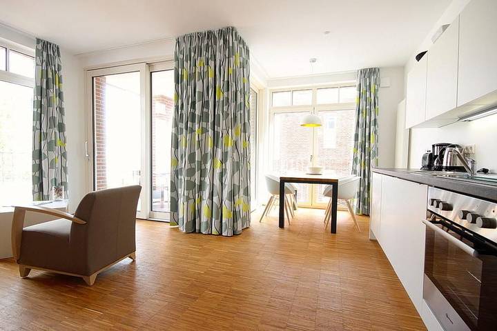 Vakantiewoning voor 4 personen, met balkon op de Duitse Waddeneilanden
