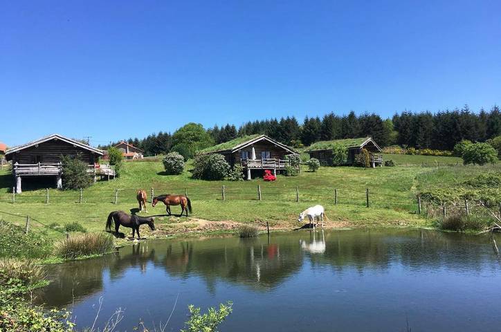 Maison de campagne pour 4 personnes, avec jardin et vue, animaux acceptés dans Saint-Jouvent