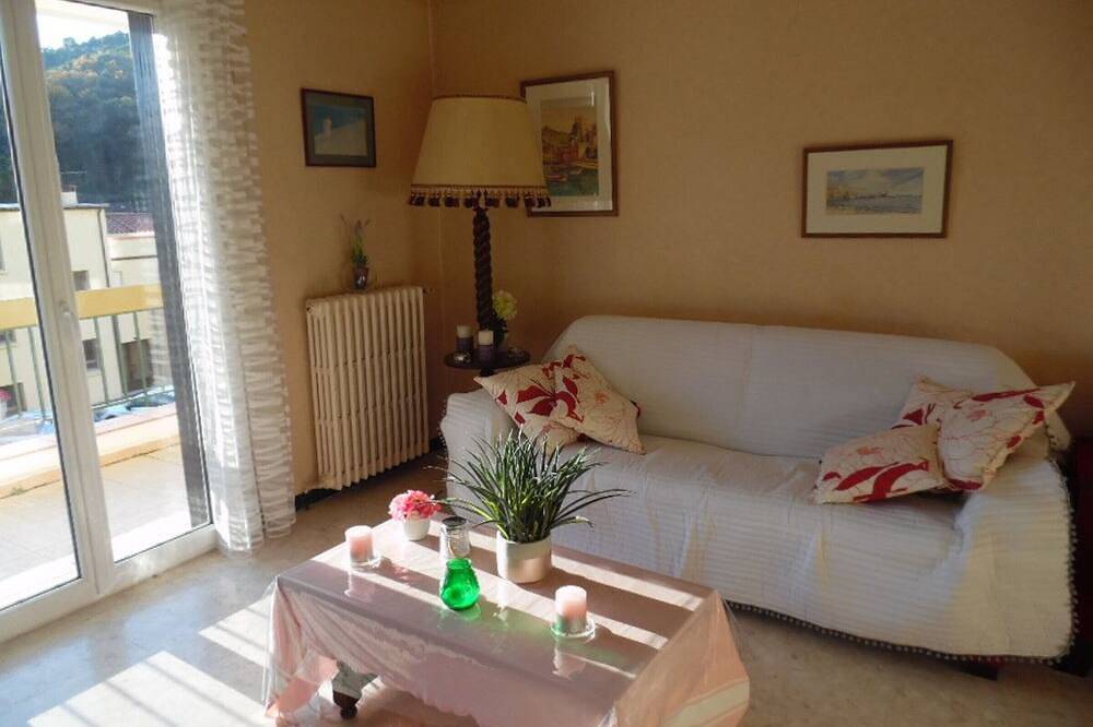 Ganze Wohnung, Gemütliche F2 Wohnung mit Terrasse, Parkplatz und Wlan - Nahe Stadtzentrum und Thermen in Montbolo, Céret und Umgebung