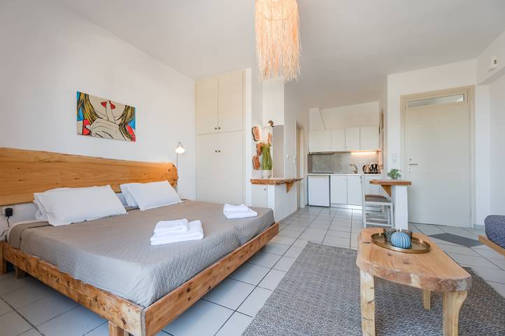 Gehele studio, Kalimera studio 3 Lux in Rethymno en omgeving