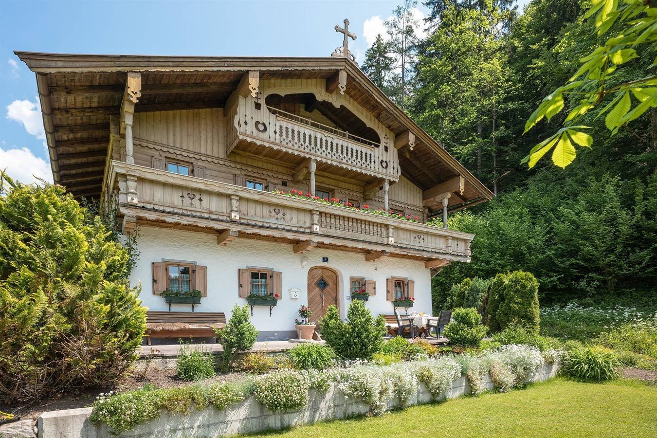 Geheel vakantieappartement, App/1 slaapkamer/douche, wc in Loferer und Leoganger Steinberge, Kirchdorf in Tirol