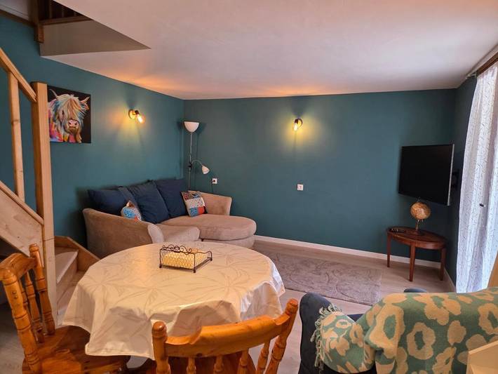 Maison de vacances pour 2 personnes, avec Jacuzzi et Terrasse ainsi que Jardin et Piscine