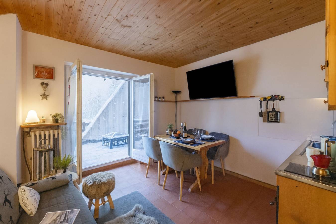 Ganze Wohnung, Chaberton Romantic Retreat Ski In Ski Out in Claviere, Via Lattea