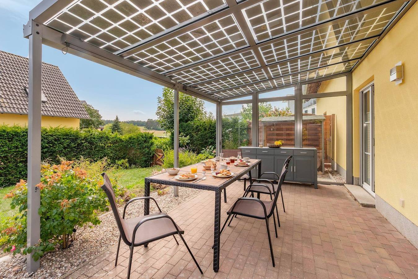 Modernes Ferienhaus in Korswandt mit Garten, Kamin und Seeblicknähe in Korswandt, Usedom