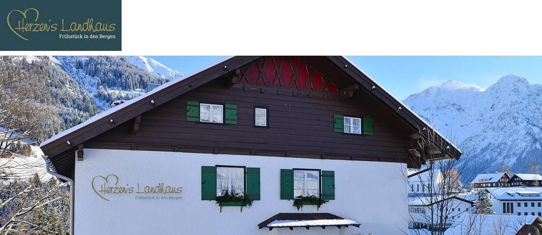 B&B für 2 Personen, mit Balkon und Terrasse sowie Garten und Sauna im Kleinwalsertal
