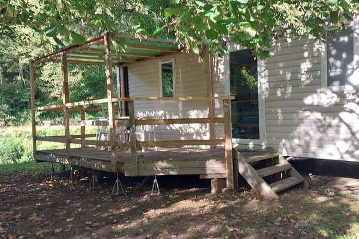 Mobil-home 25m² avec terrasse à Meyrueis in Meyrueis, Parc national des Cévennes