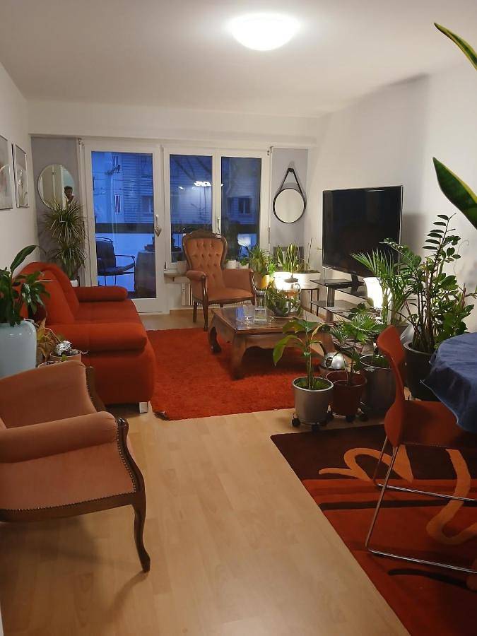 Ferienwohnung für 3 Personen, mit Balkon in Riehen