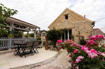 Maison de vacances pour 3 personnes, avec jardin, animaux acceptés dans Val-d'Oise