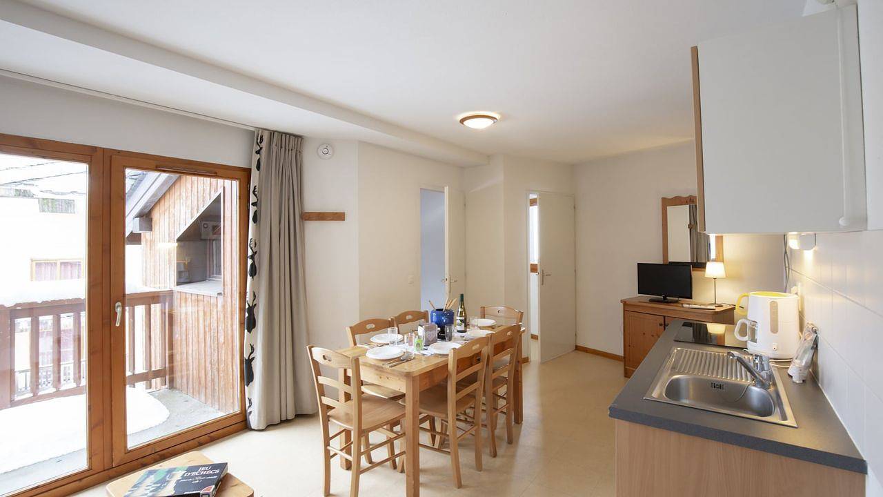 Geheel vakantieappartement, Ferienwohnung für 6 Personen (33 m²) in La Vilette in Bramans, Saint-Jean-de-Maurienne regio