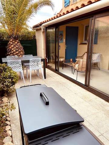 Gîte pour 5 personnes, avec jardin et piscine, animaux acceptés dans Plage Nord (Saint-Cyprien)