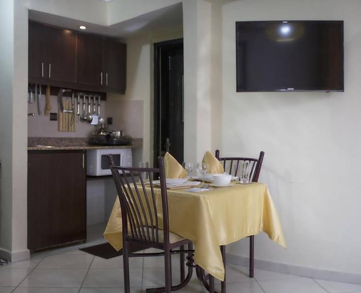 Appart’hôtel pour 4 personnes, avec vue et balcon