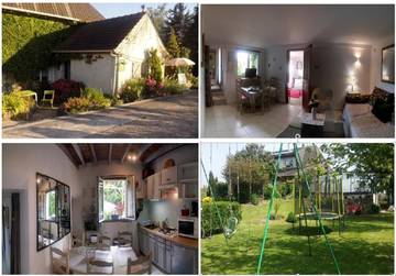 Gîte pour 7 personnes, avec jardin ainsi que piscine et vue, animaux acceptés à Crécy-la-Chapelle