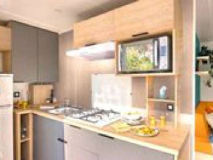 Mobil home pour 6 personnes, avec piscine et terrasse à Saint-Gérons - 3