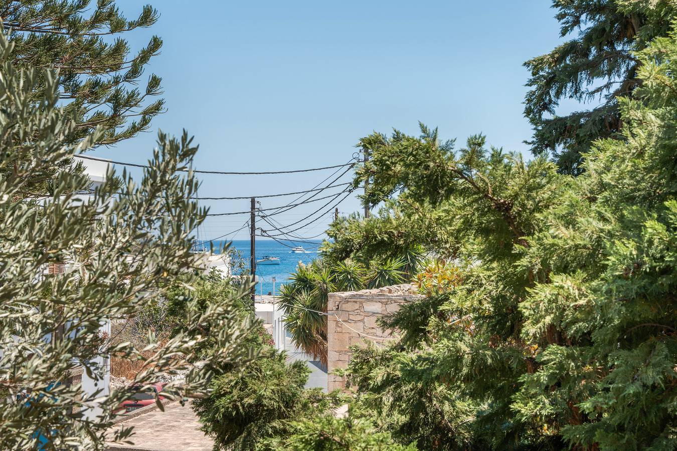 Ganze Wohnung, Ferienwohnung 'Seaview House Ground Floor' mit Meerblick, Wi-Fi und Klimaanlage in Milos