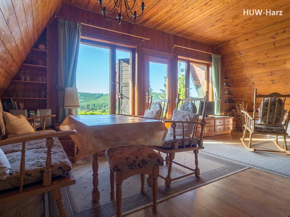 Ostalgie in der Finnhütte am Kapitelsberg in Wernigerode, Parc National Du Harz