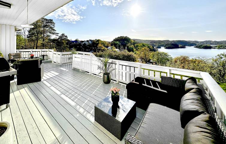 Ferienhaus für 6 Personen mit Garten in Mandal