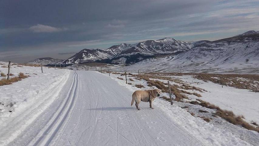 Gîte pour 6 personnes, avec balcon et vue dans La Banne d'Ordanche