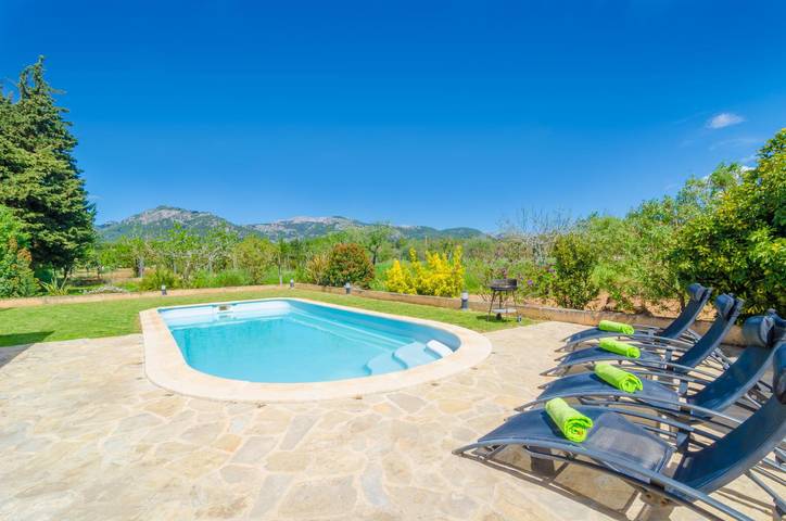 S'Alqueria - Villa with private pool in Campanet. Free Wifi in Campanet, Majorca Center