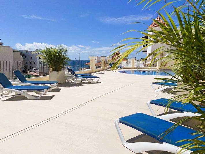 Holiday apartment for 2 people, with pool and ocean view as well as balcony/terrace - 1