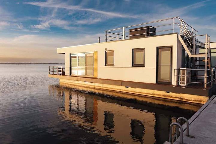 Hausboot für 4 Personen, mit Balkon auf Fischland - Darß - Zingst