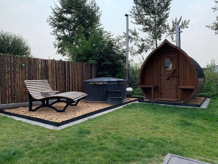 Ferienhaus für 6 Personen, mit Sauna und Ausblick sowie Pool und Garten, mit Haustier in Jade - 3