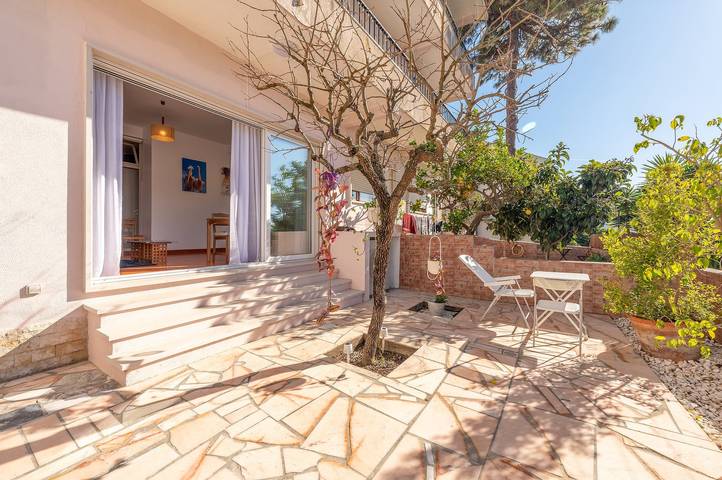 Apartamento de férias para 4 pessoas, com terraço e jardim na Costa de Estoril