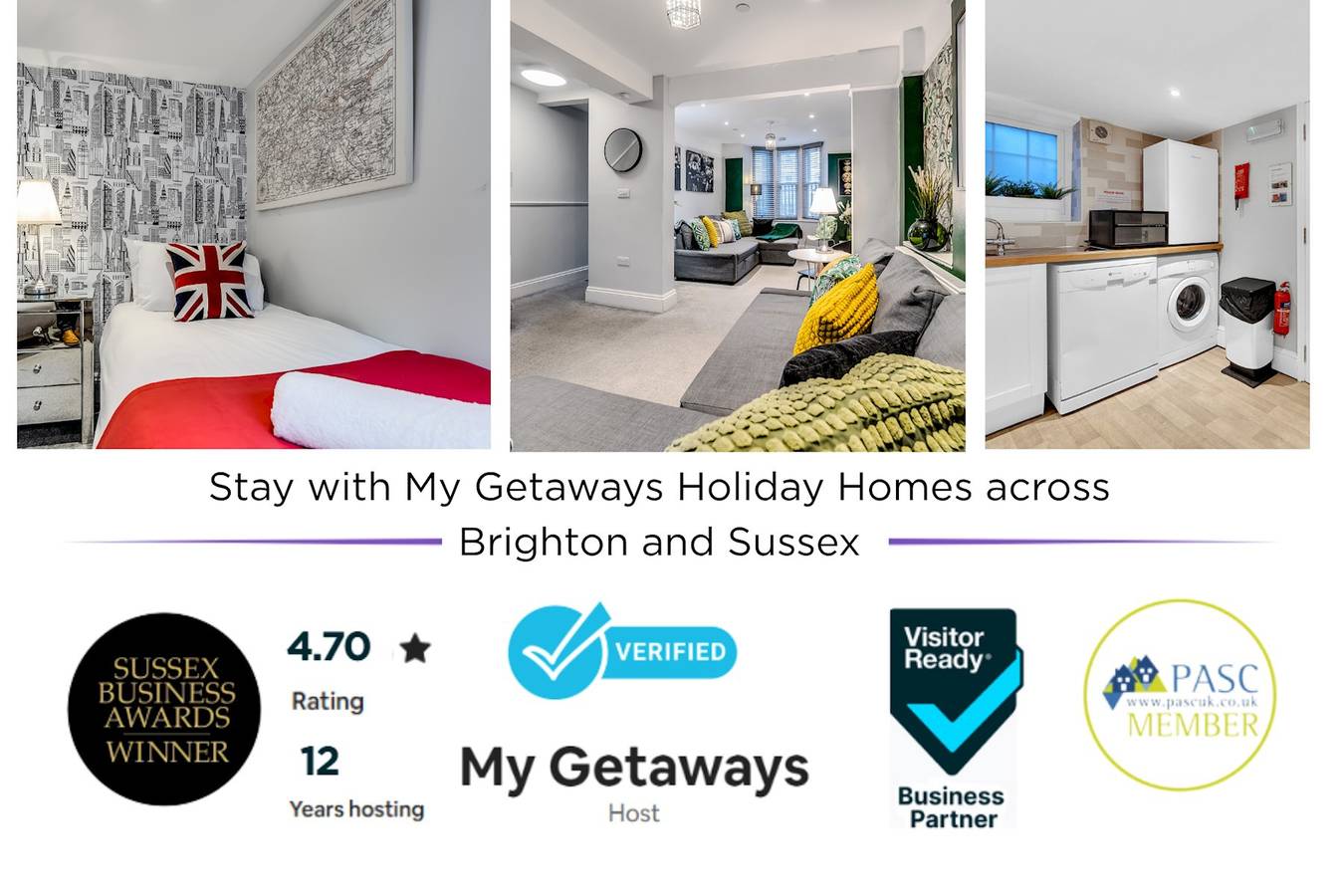 Central Pier Place | By My Getaways in Brighton, Sussex