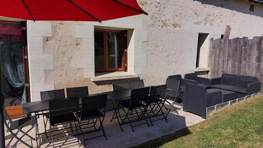 Location de vacances pour 10 personnes, avec jardin et vue à Souvigny-de-Touraine - 3
