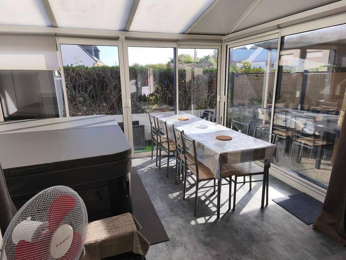 Casa de vacaciones 'Le Cottage Des Dunes - Erdeven' con terraza privada, jardín y Wi-Fi in Erdeven, Côte des Mégalithes