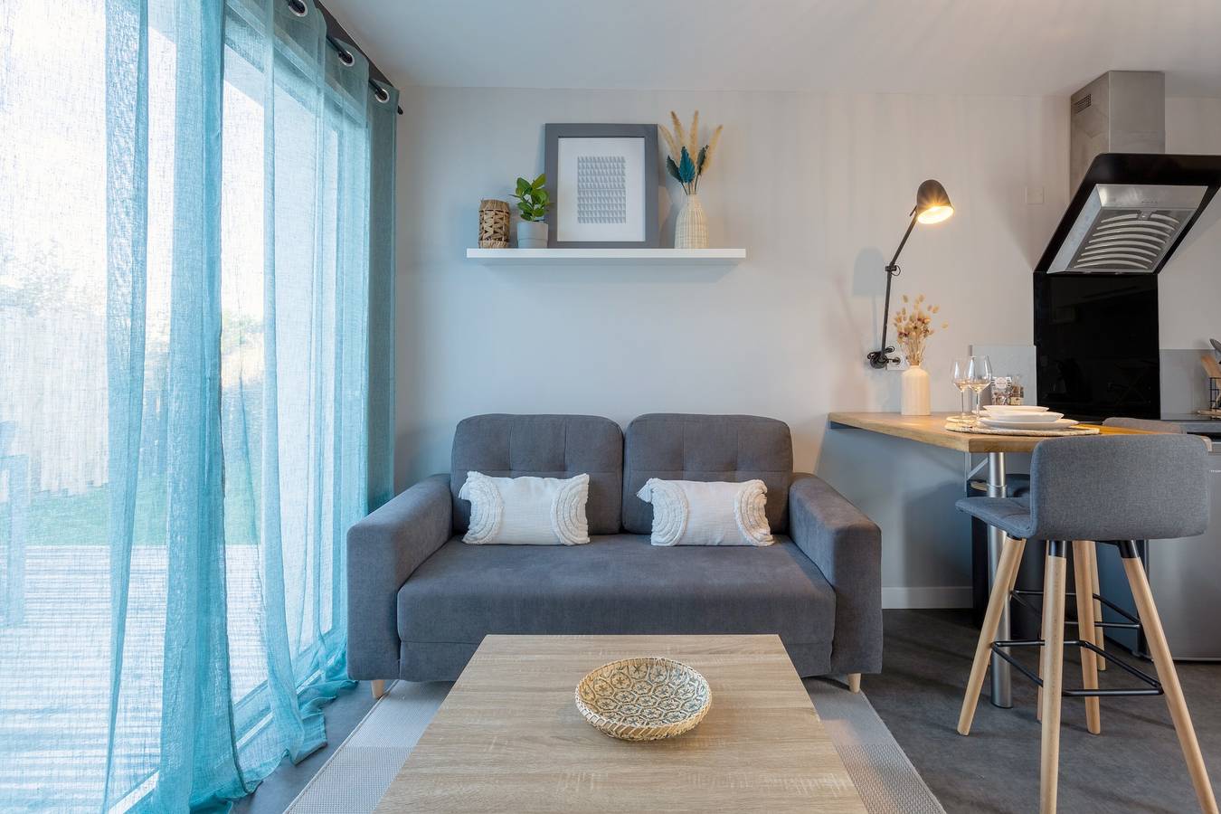 Appartement entier, Appartement "Le Studio" avec jardin privé et Wi-Fi in Erdeven, Côte des Mégalithes
