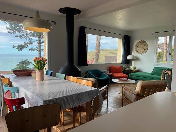 Location de vacances pour 8 personnes, avec jardin ainsi que vue et terrasse dans Plage Saint-Martin (Saint-Martin-en-Campagne) - 2