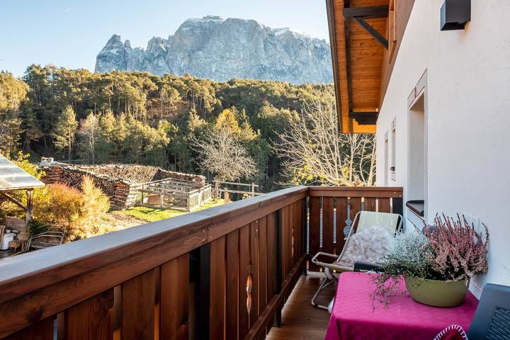 Appartamento per 2 persone, con Balcone e Giardino a Fiè allo Sciliar