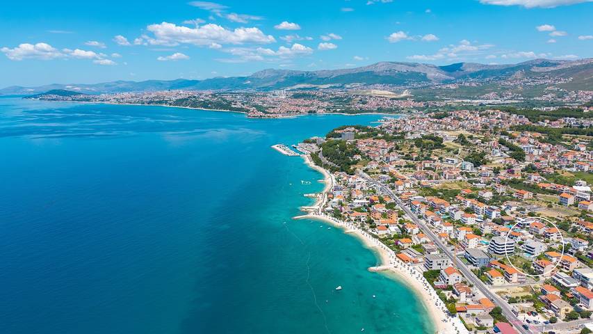Seaview Villa Morettina, A Coastal Gem Near Split   

 in Grljevac (Podstrana), Podstrana