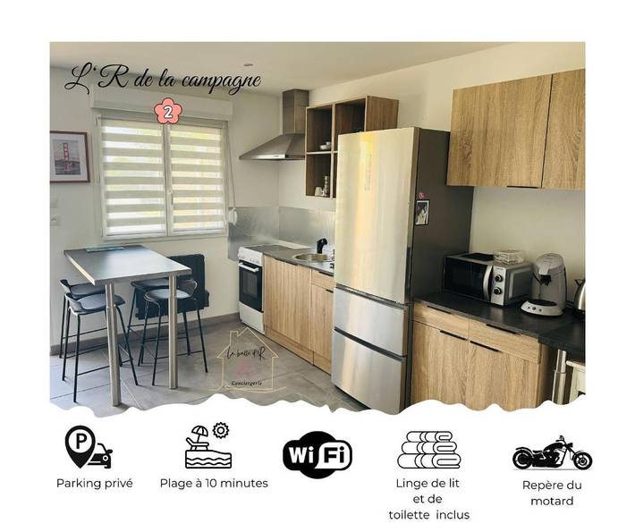 Gîte pour 4 personnes, avec terrasse, animaux acceptés dans Saint-Omer-Capelle