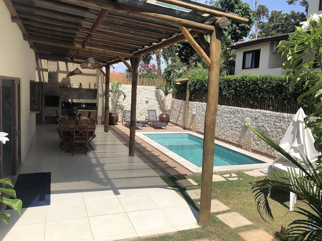 Praia do Forte Linda Casa 4/4, privater Pool, Gourmet-Balkon und Wifi. in Mata de São João, Linha Verde