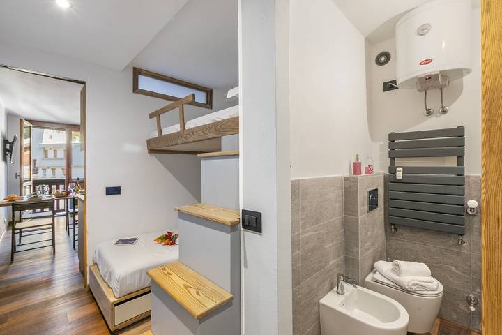 Gîte pour 4 personnes, avec balcon dans Borgata Sestriere - 4