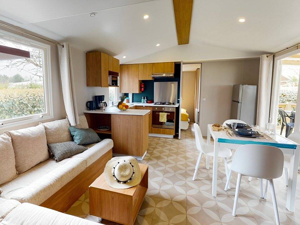 Camping Siblu Les Viviers : mobil-home 4 étoiles in Lège-Cap-Ferret, Région d'Arcachon