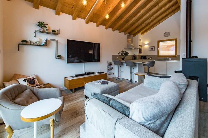 Chalet pour 6 personnes, avec balcon et balcon/terrasse à Saint-Sorlin-d'Arves - 4