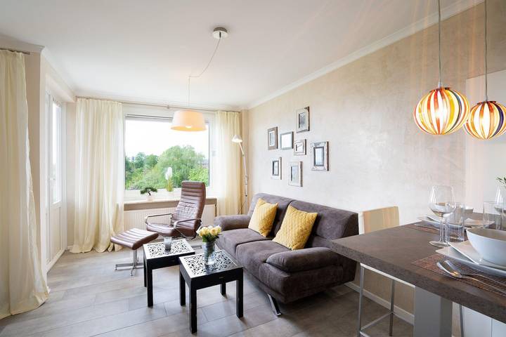 Ferienwohnung für 2 Personen, mit Balkon und Garten in Plön